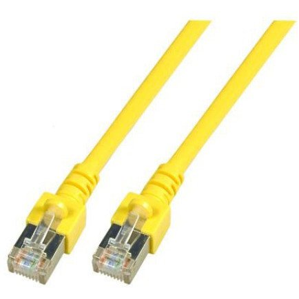 EFB RJ45 Patchkabel SF/UTP, Cat.5e, PVC, CCA, 25m, gelb