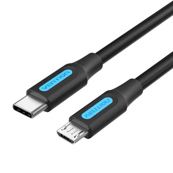 Vention COVBF USB kabel 1 m USB 2.0 Micro-USB B USB C Černá