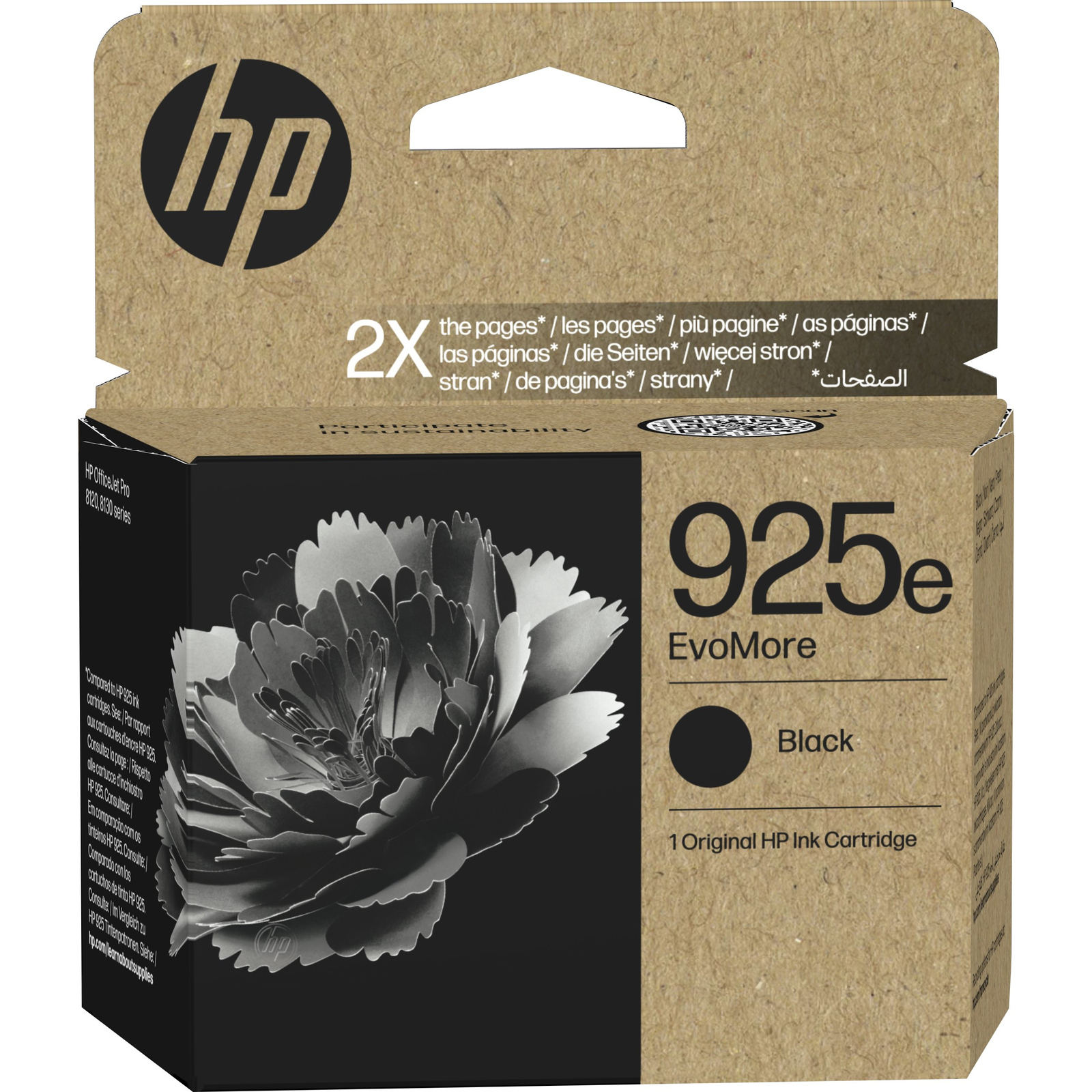 Мастилена касета HP 925e XL, черна