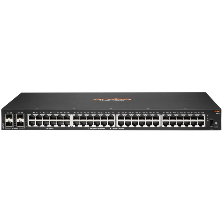 Hewlett Packard Enterprise Aruba 6100 48G 4SFP+ Spravovaný L3 Gigabit (JL676A)