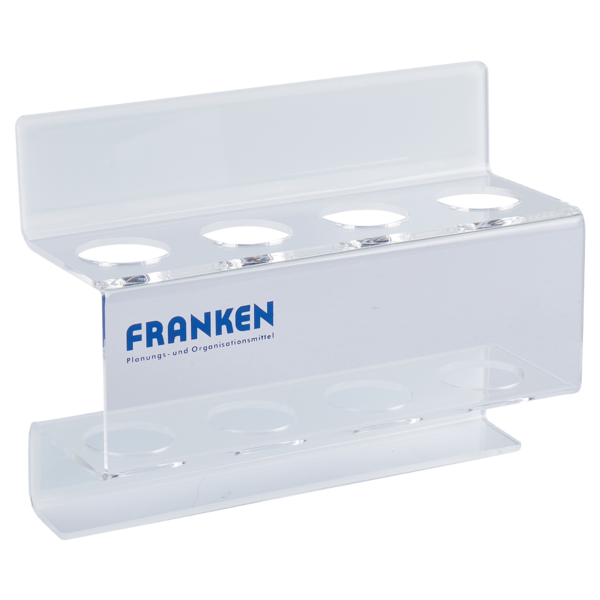 Franken Táblamarker tartó mágneses 4 db marker tárolására alkalmas átlátszó (Z1981) (Z1981)