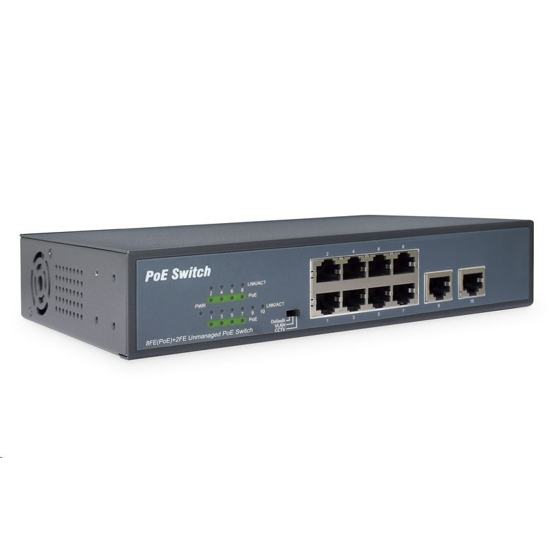 Digitus DN-95323-1 sieťové pripojenia Fast Ethernet (10/100) Šedá Podpora (DN-95323-1)