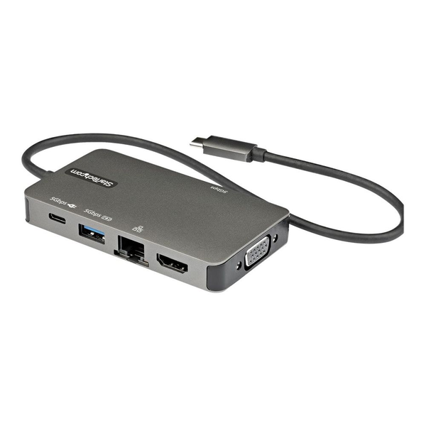 StarTech.com DKT30CHVPD2 dockingstation USB 3.2 Gen 1 (3.1 Gen 1) Type-C Sort, Grå