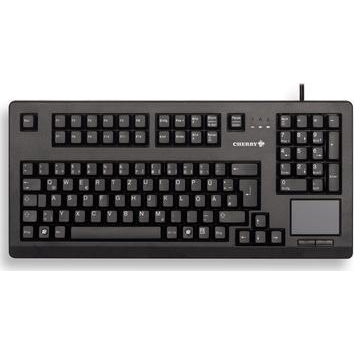 CHERRY TouchBoard G80-11900 toetsenbord Universeel USB AZERTY Frans Zwart