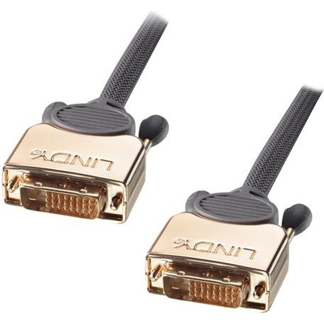 Lindy 37144 cablu DVI 5 m DVI-D Antracit
