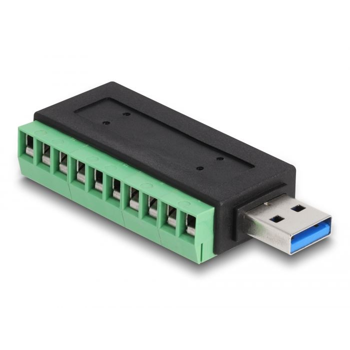 Delock USB 3.2 Gen 1 A-típusú apa - Terminal Block adapter (66044) (Delock66044)