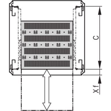 nVent SCHROFF 22130342 Készüléktalp 1 db (22130342)