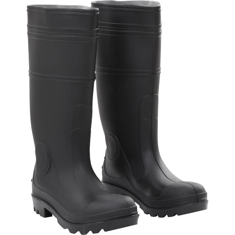 fekete PVC 39-es esőcsizma (137588 VidaXL)