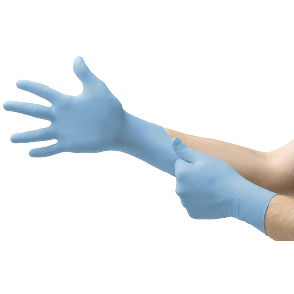 Ansell TouchNTuff eldobható nitril kesztyű 9-es méret 100db/cs kék (92670090)