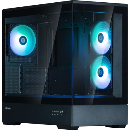Skříň P30 V2 MicroATX Mini Tower 3 FansRGB BL
