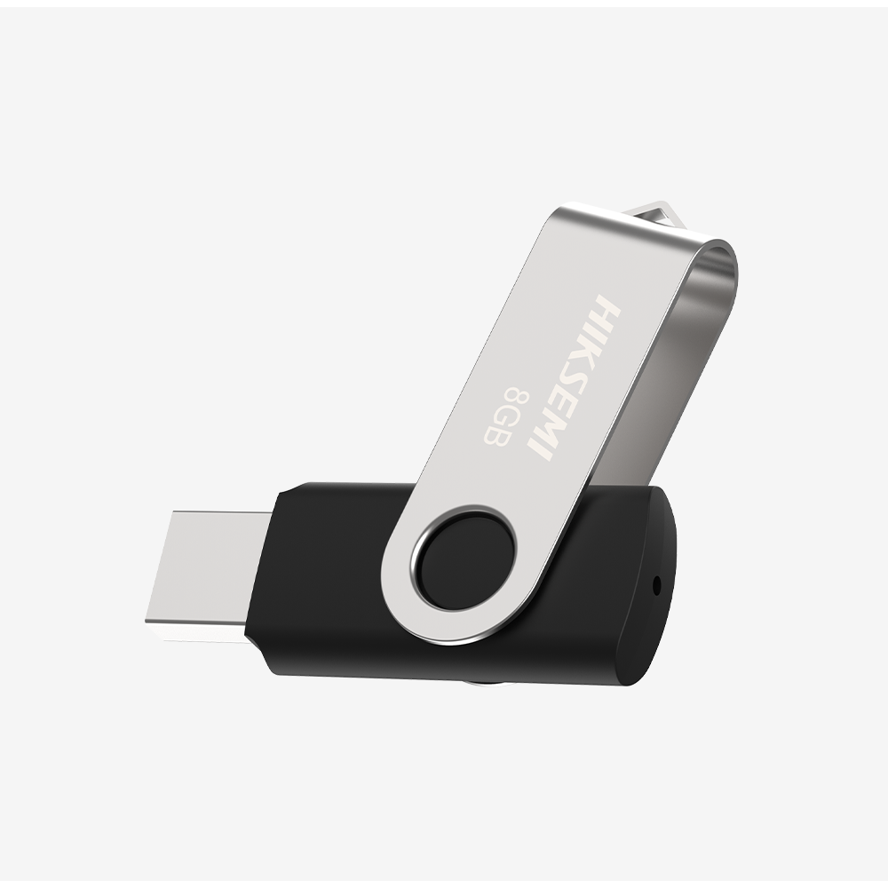 Hiksemi M200S USB-A 2.0 8GB Pendrive - Fekete (HS-USB-M200S 8G)