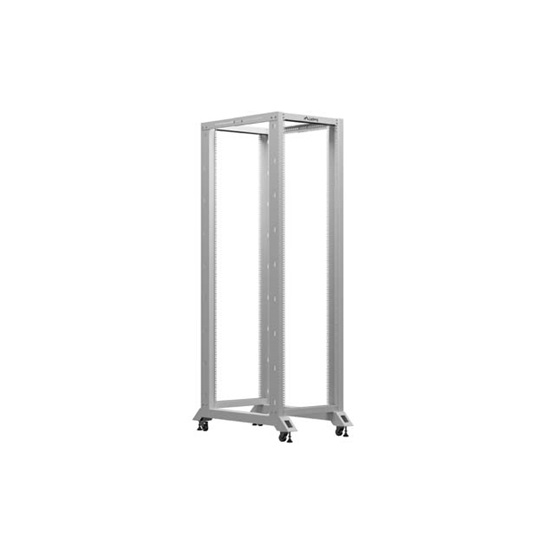 Lanberg 19" 42U 600x1000 szabadon álló rack keret, szürke (OR01-6042-S)