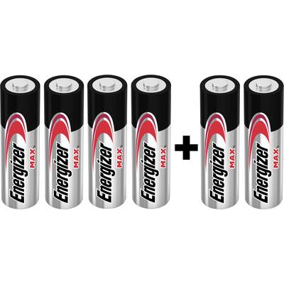 Energizer Max 4+2 Ceruzaelem Alkáli mangán 1.5 V 6 db (E301534200) (E301534200)