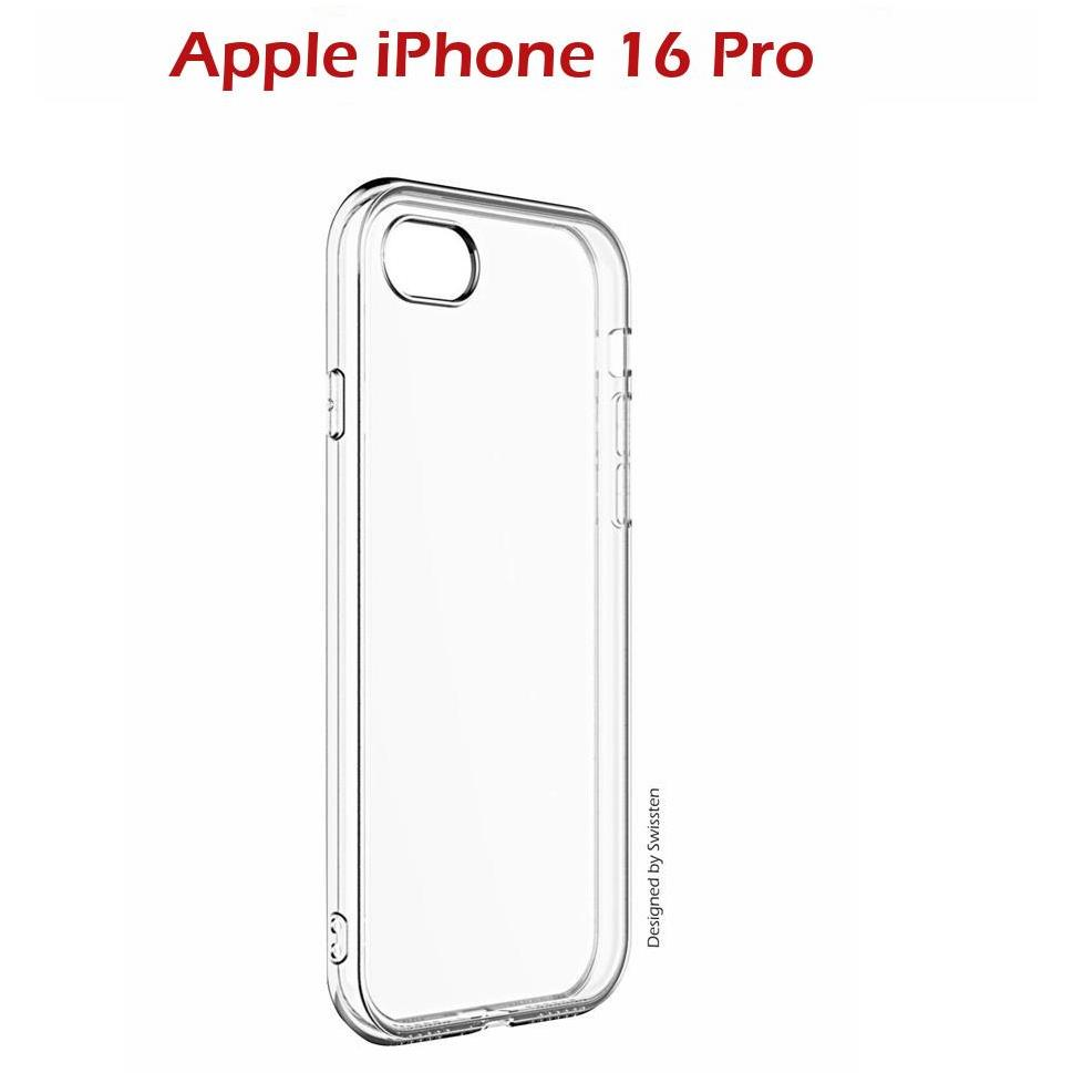 Swissten Clear Jelly iPhone 16 Pro átlátszó tok (32802944)