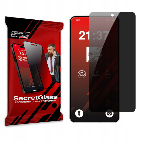 Matowe szkło prywatyzujące GrizzGlass SecretGlass do Oppo Find X8 Ultra