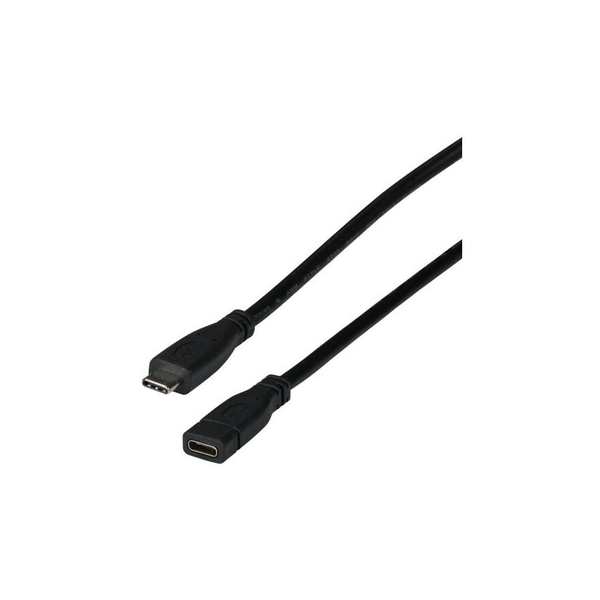 EFB USB3.2 Gen2 Verlängerungskabel C-C St-Bu, 0,2m, 10Gbit