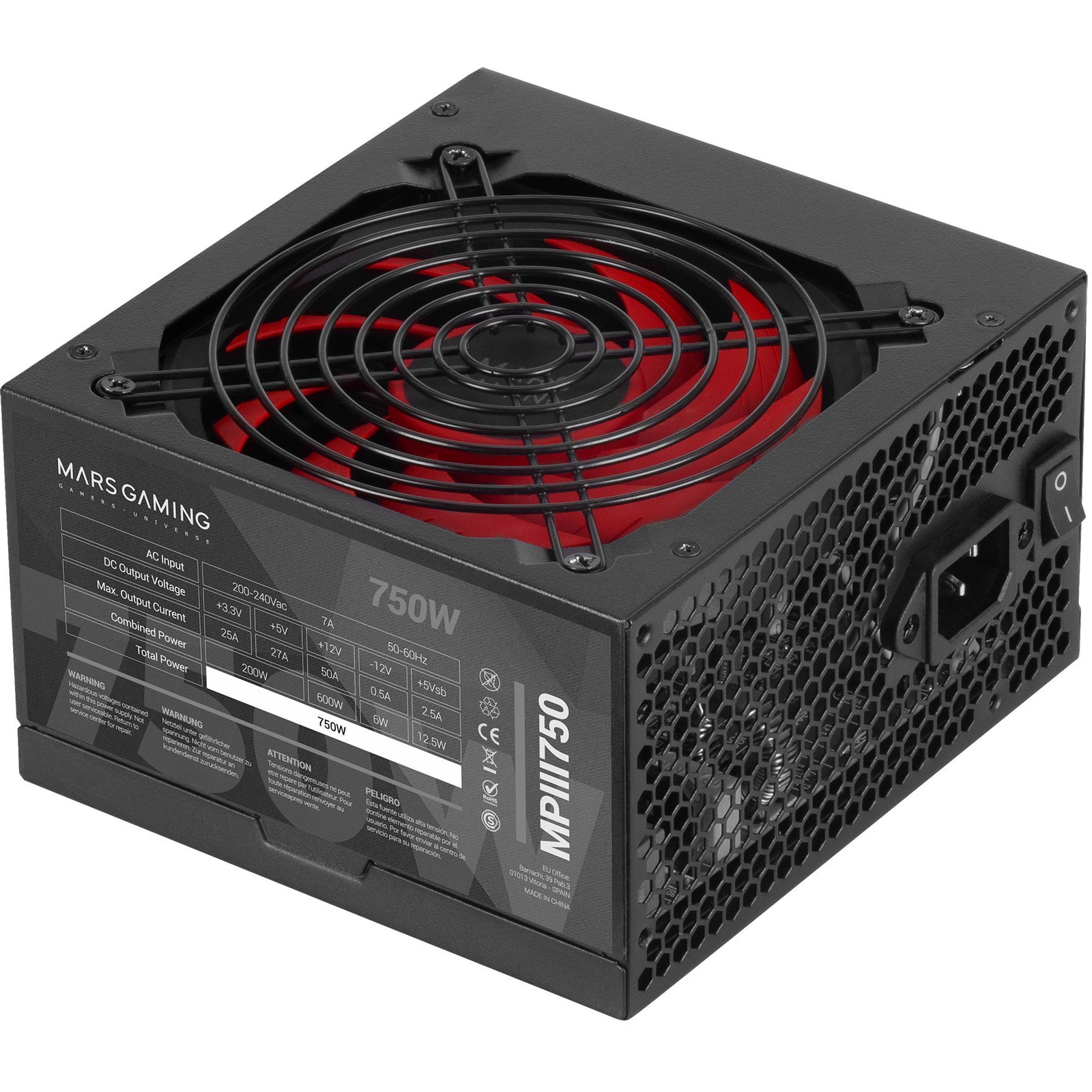 Захранване Mars Gaming MPIII750 750 W