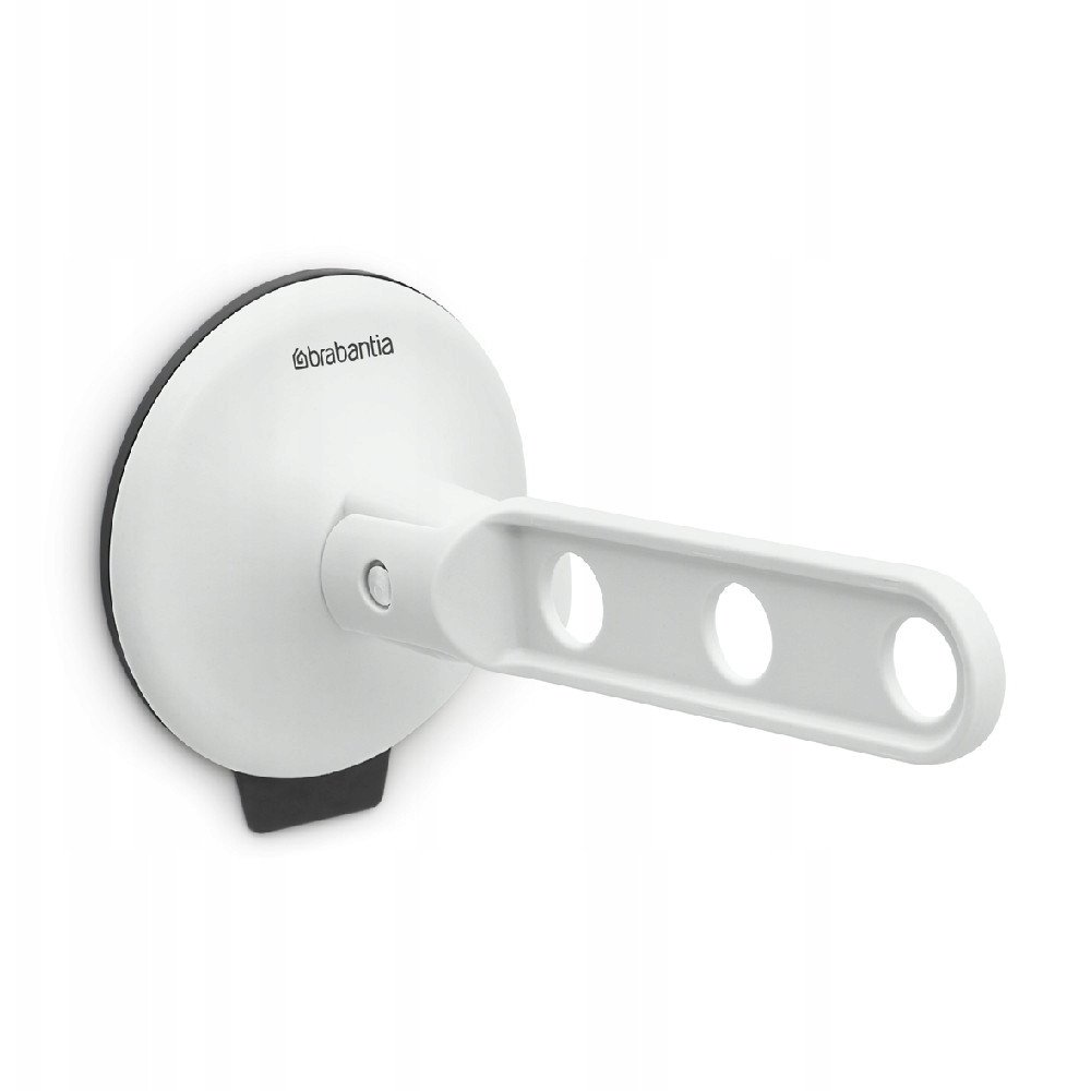 Brabantia ruhaakasztó tapadókoronggal, 3db vállfához, 2kg teherbírás, világosszürke - 242847 (242847)