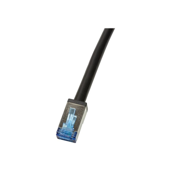 Patchcord S/FTP 6a Logilink RJ45 / RJ45 3 m čierna