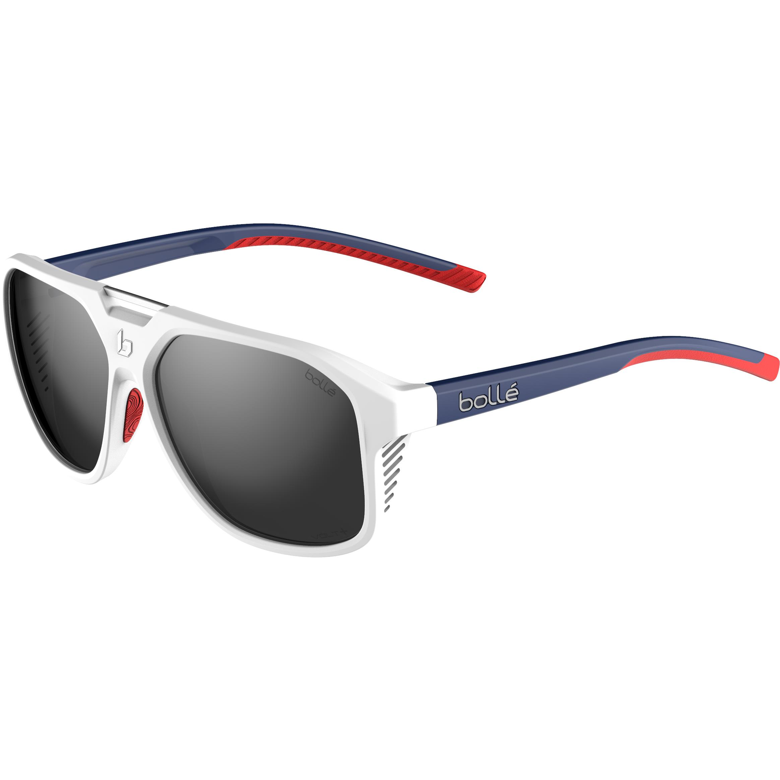 BOLLÉ BS037006 Arcadia White Blue Red Matte TNS Gun (848391083314)