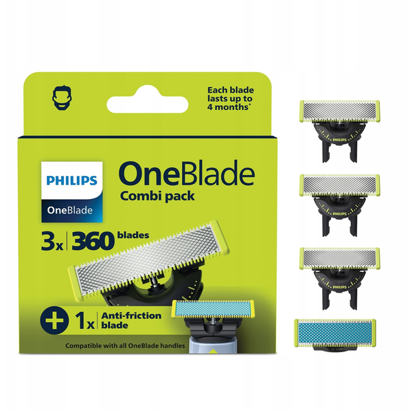 Philips Norelco OneBlade QP945/50 tilbehør til barbermaskine Barberingshoved
