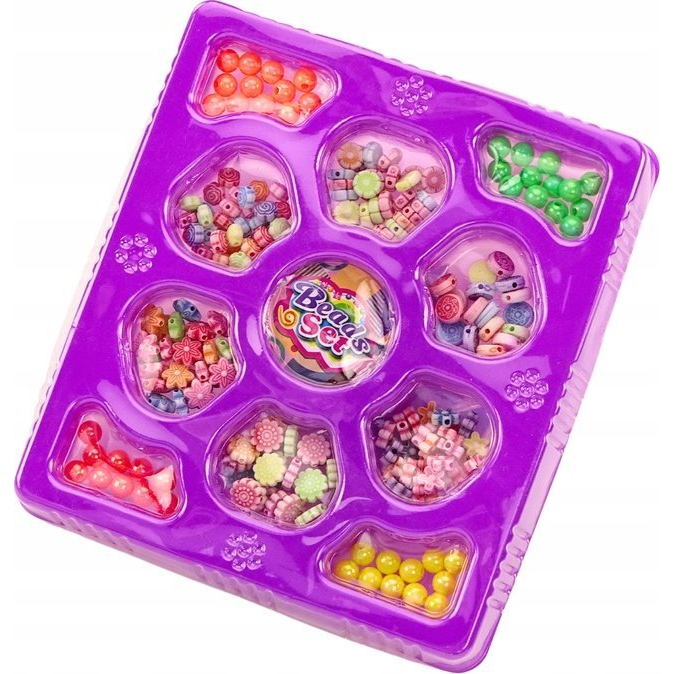 Lean Toys Gyöngyök Ékszerkészítéshez, Diy Kreatív Virág Medálkészlet ( )