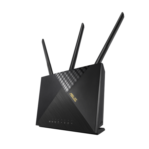 ASUS 4G-AX56 router wireless Gigabit Ethernet Dual-band (2.4 GHz/5 GHz) Nero