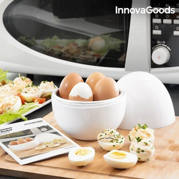 InnovaGoods Microwave Egg Cooker with Recipes Boilegg InnovaGoods Bb_V0101051 (Refurbished A)