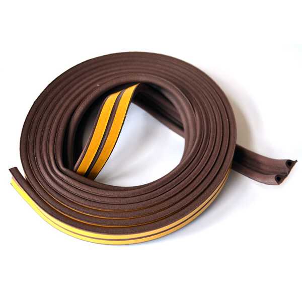 VOREL ablak- és ajtótömítés, öntapadós, 9×5,5 mm, P típus, fehér, 6 m (SADSDS-03931-006)