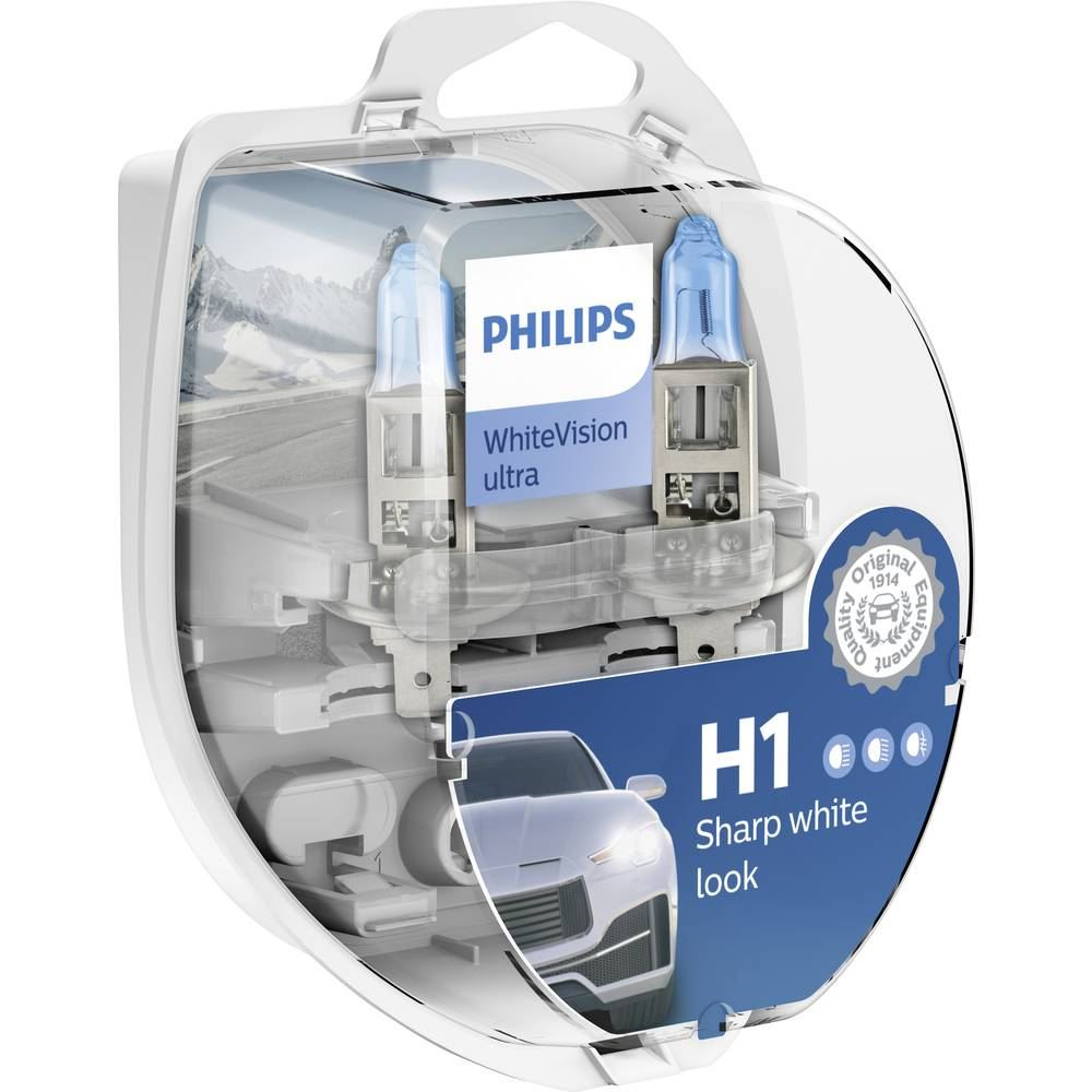 Philips WhiteVision Ultra H1 55 W 12 V halogén fényforrás (12258WVUSM) (12258WVUSM)