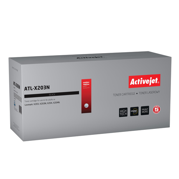 Toner ActiveJet pro Lexmark ATL-X203N černý (black)