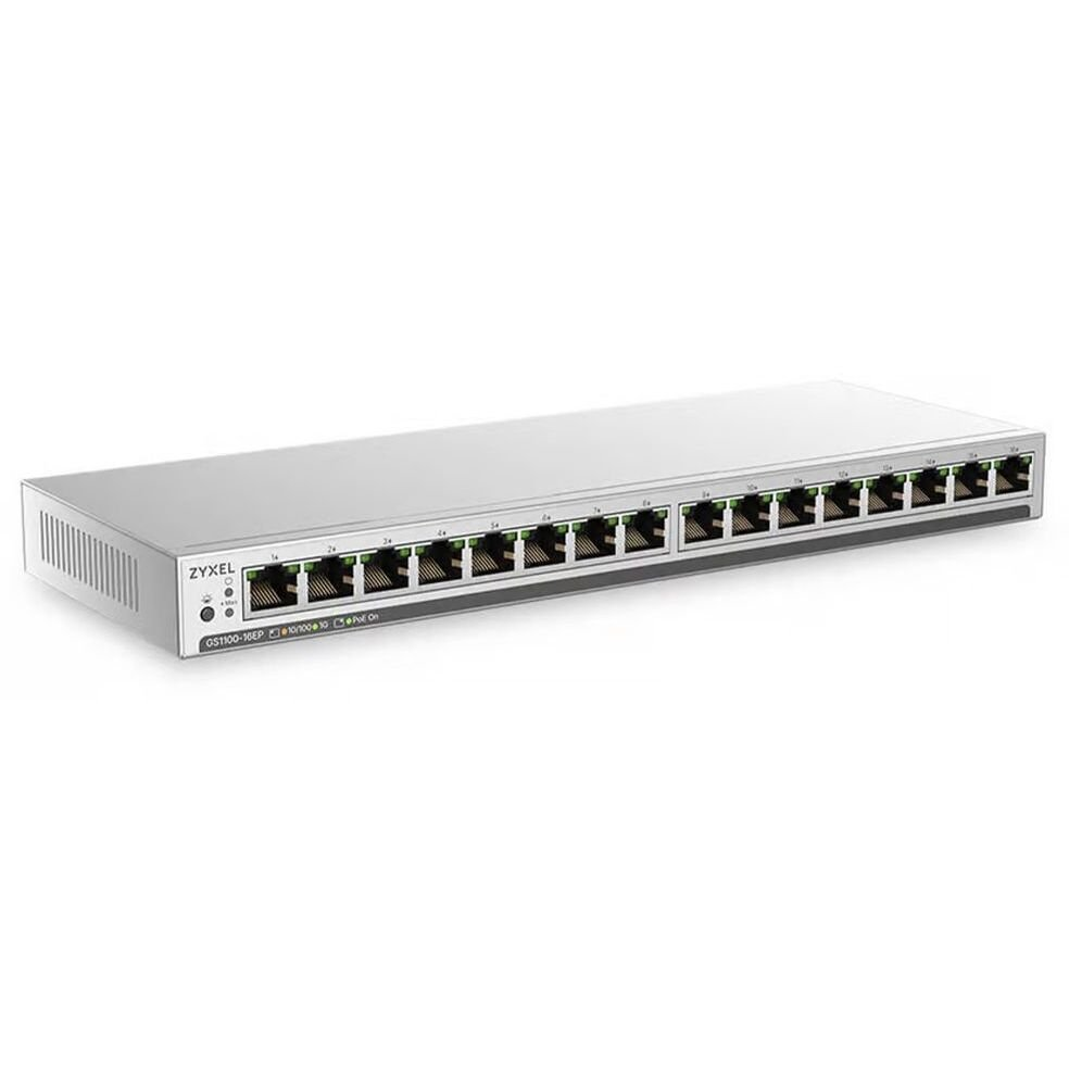 Мрежов суич Zyxel GS1100-16EP — GS1100-16EP-EU0101F