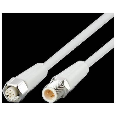 ifm Electronic EVF042 Összekötő vezeték Dugó, egyenes, Alj, egyenes 1 m Pólusszám: 4, 5 1 db