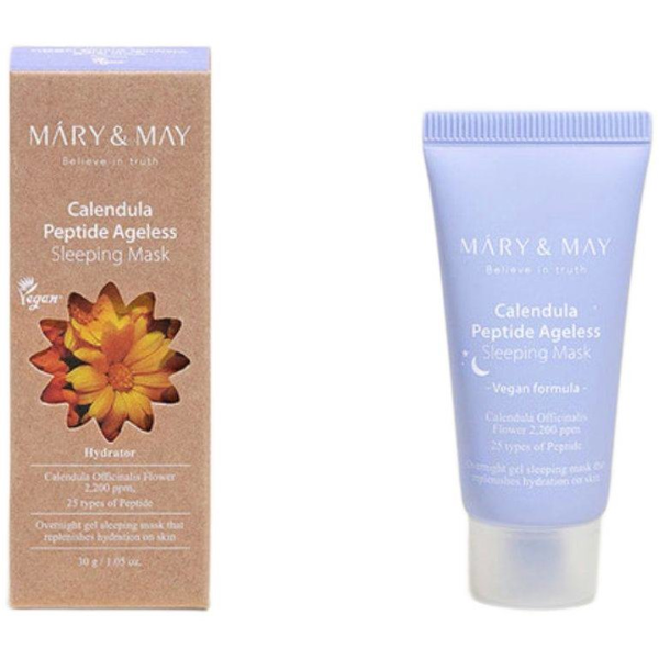 MARY &amp; MAY Calendula Peptide Ageless Sleeping Mask 30 g