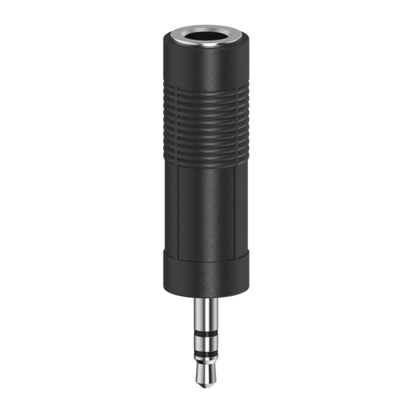 Hama 00205196 audio kabel 3.5mm 6.35mm Černá