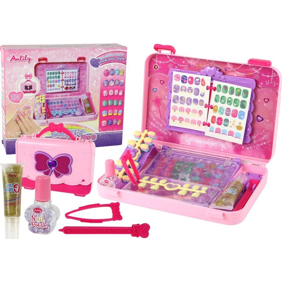 Körömdíszítési Készlet - Kiegészítőkkel, Matricákkal, Mintákkal (16902)