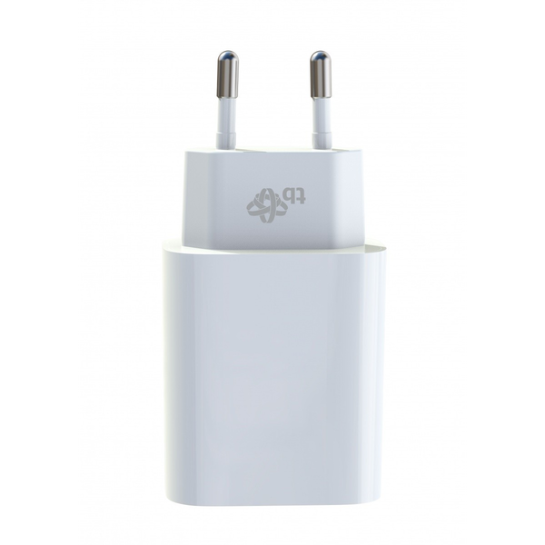 TB Univerzális USB-A/USB-C Hálózati töltő - Fehér (15W)