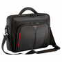 TARGUS Notebook táska CN418EU, Classic+ 17-18" Clamshell Laptop Bag - Black/Red