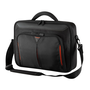 TARGUS Notebook táska CN418EU, Classic+ 17-18" Clamshell Laptop Bag - Black/Red
