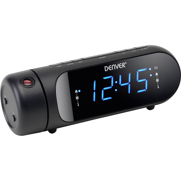 Denver CPR-700 Ébresztőóra kivetítővel - Fekete
