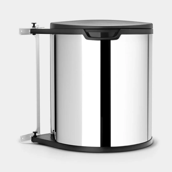 Brabantia Built-In 15 literes beépíthető fém szemetes - Inox