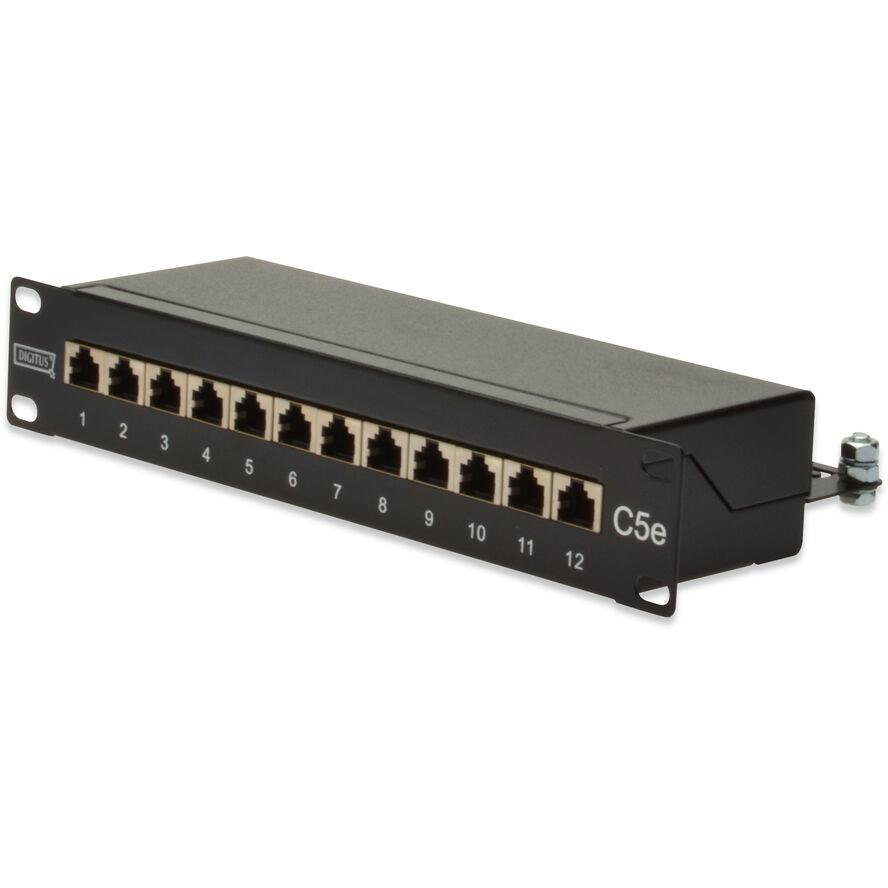 DIGITUS Patch panel 12 portos 1U, 10