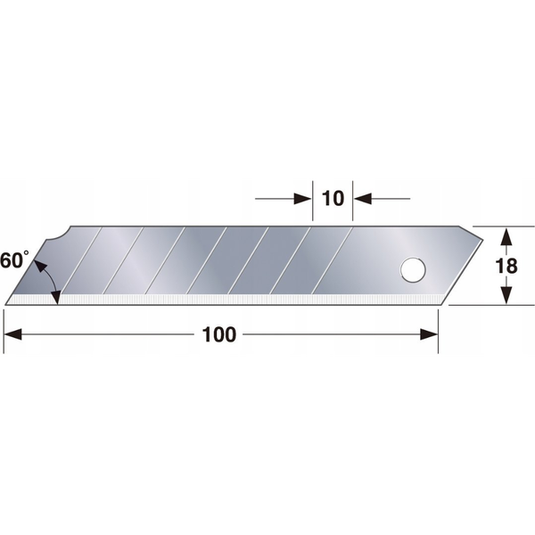 TAJIMA Razar Black Törhető Penge 18 mm Fekete (50 db)