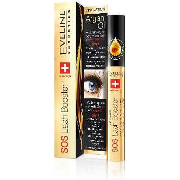EVELINE Cosmetics SOS Lash Booster szérum 5in1 argánolaj 10 ml