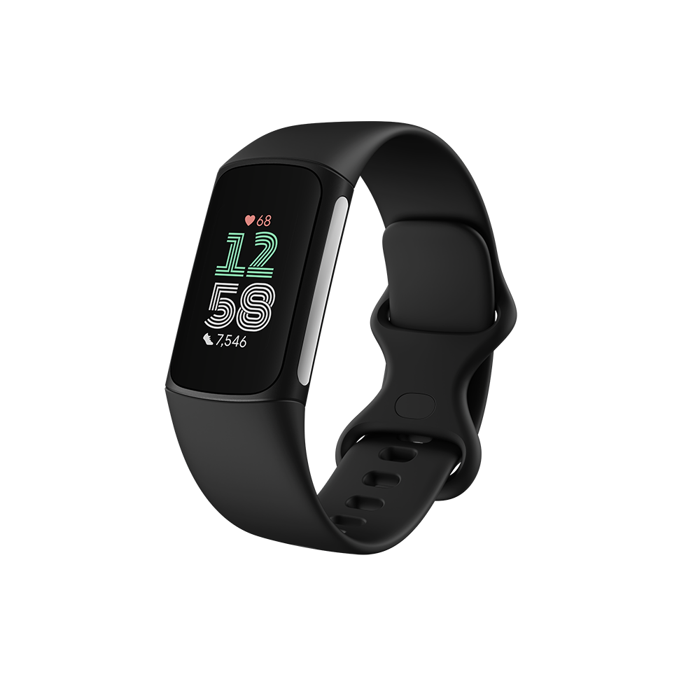 Fitbit Charge 6 Aktivitásmérő - Fekete Alumínium (40-56-7909)