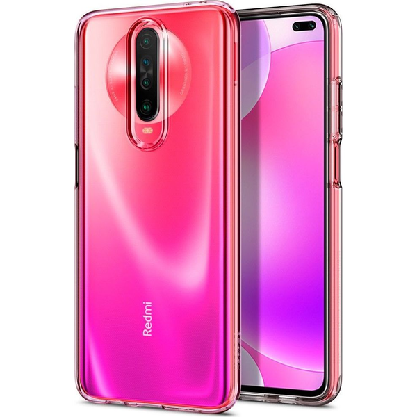 Spigen LIQUID CRYSTAL szilikon telefonvédő (ütésállóság, légpárnás sarok) ÁTLÁTSZÓ Xiaomi Redmi K30 / K30 5G (ACS00698)