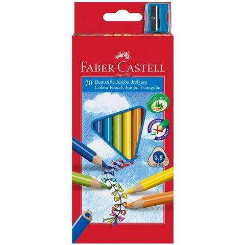 Faber-Castell Junior színes ceruza 20db-os, hegyezővel (116520) (f116520)