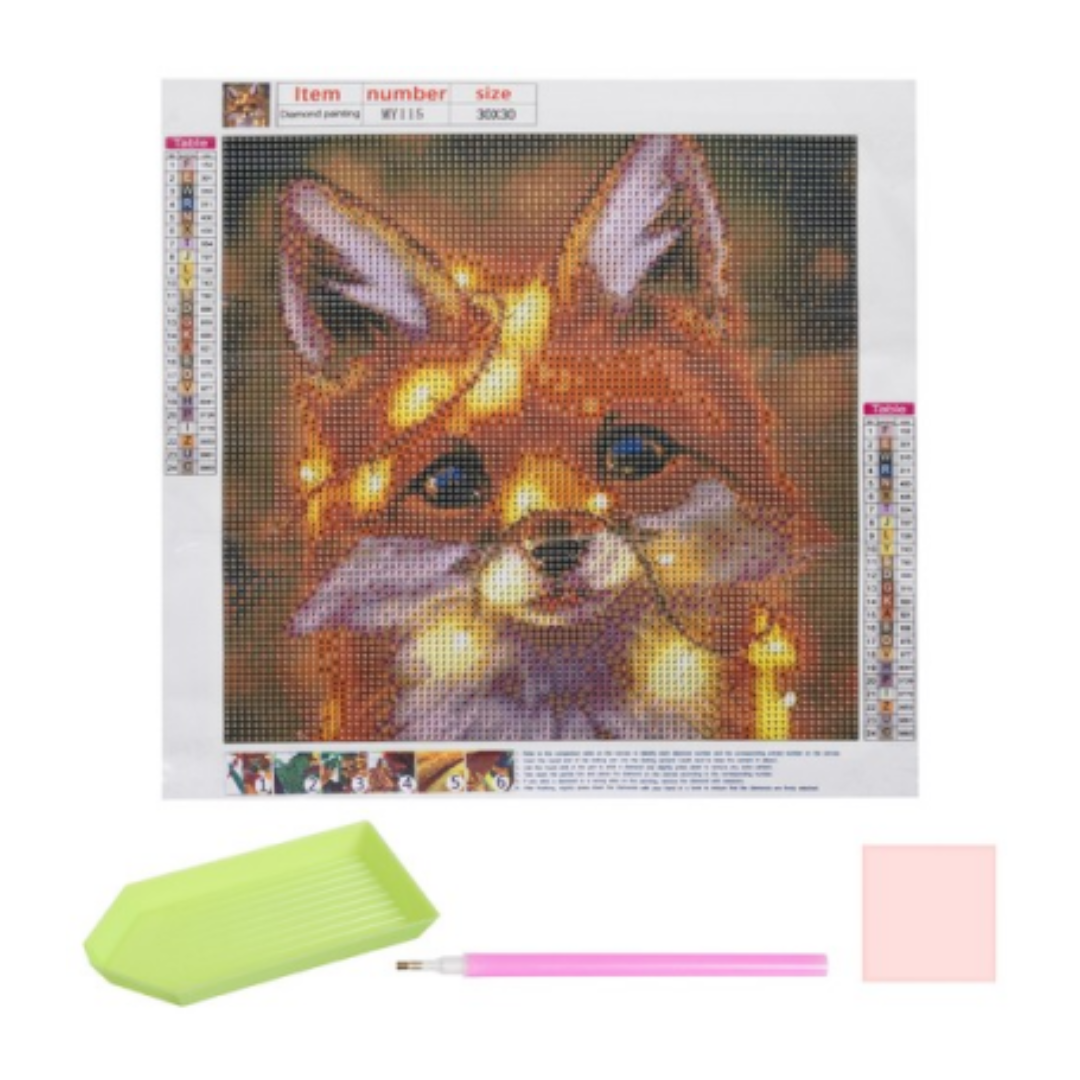 GoodBuy 5D Gyámántszem kirakó - Róka (GBMOSFOX)