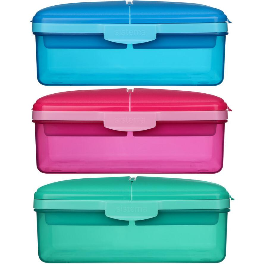 Sistema 3965 Slimline Műanyag ételtároló doboz 1,5L - Kék (3965)