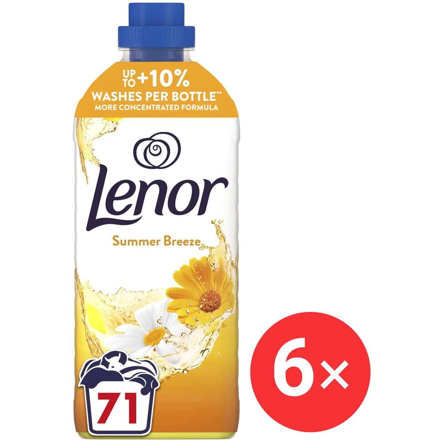 Lenor Summer Breeze 1,491 l, 71 mosás (6x8700216724029)